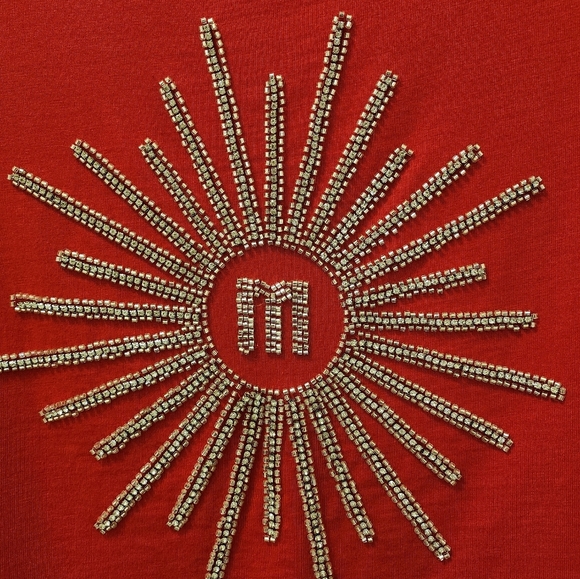 MAJE Valentines Graphic Print Crew Neck T-Shirt - Picture 15 of 15